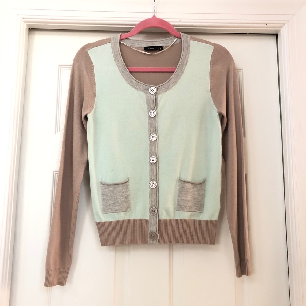 New Fransa Buttoned Vest Long Sleeve Cardigan
